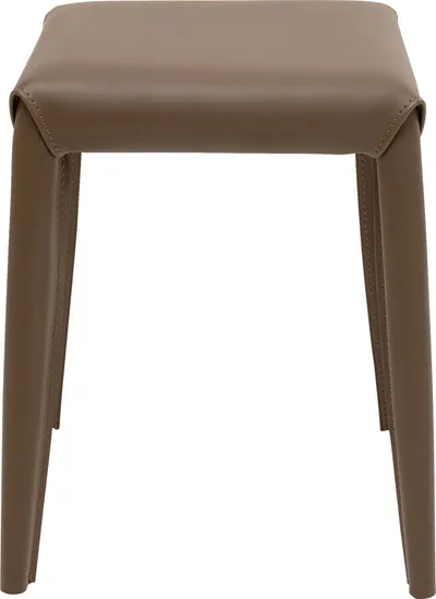 Taboret MONZA ekoskóra - ciemny szary