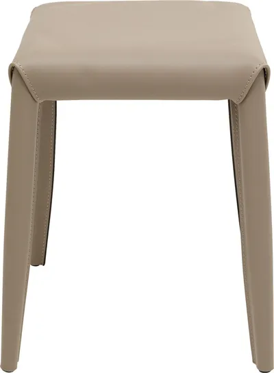 Taboret MONZA ekoskóra - jasny szary