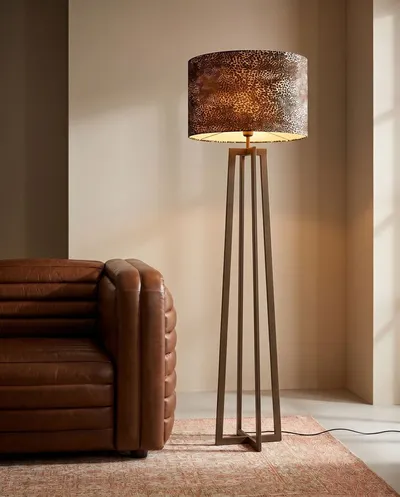 Lampa podłogowa WILDLIFE - brązowy