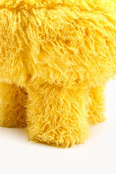 Pufa PLUSHY - żółty