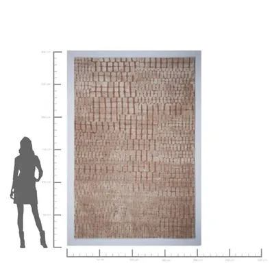 Dywan BRICK 200x300 - brązowy