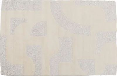 Dywan FLOW 170x240 - biały/kremowy