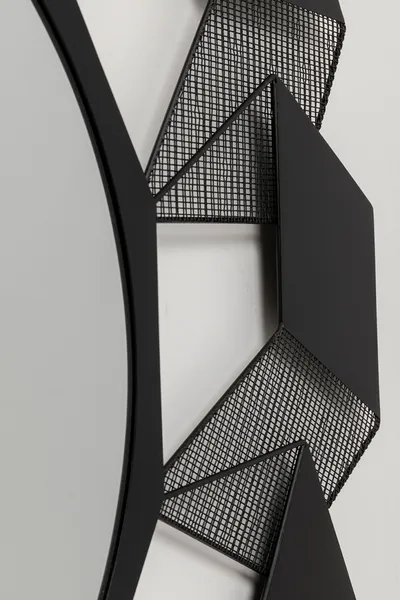 Lustro ścienne CUBES 104 cm - czarny