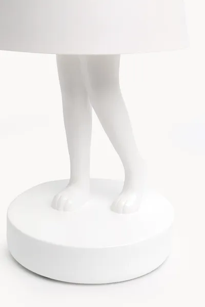 Lampa stołowa ogrodowa RABBIT LED 29 cm - biały