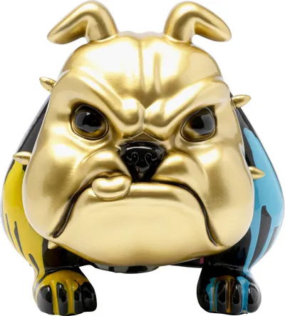 Skarbonka MAD DOG 26 cm - złoty/wielokolorowy