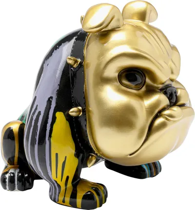 Skarbonka MAD DOG 26 cm - złoty/wielokolorowy