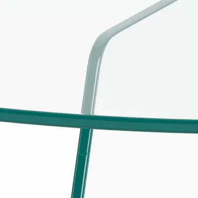 Stolik kawowy szklany SAMOS - transparentny