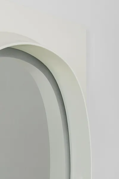 Lustro ścienne z oświetleniem i półką AERO LED 80x141 - biały