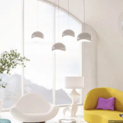 Lampa wisząca CLOUD BEAM - biały