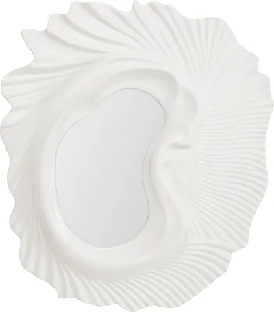 Lustro ścienne ORECCHIO 162x146 - biały