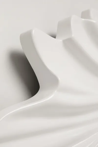 Lustro ścienne ORECCHIO 162x146 - biały
