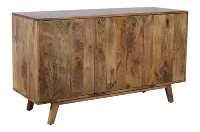 Komoda drewniana 3-drzwiowa STOCKHOLM ST-06-CR - mango caramel