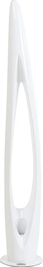 Lampa podłogowa FLOW FLAME - biały