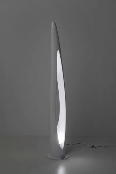 Lampa podłogowa FLOW FLAME - biały