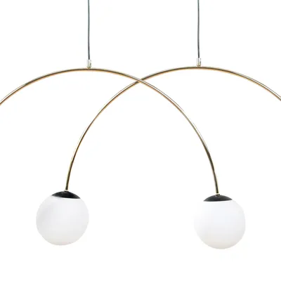 Lampa wisząca BOW 1219 poczwórna - złoty