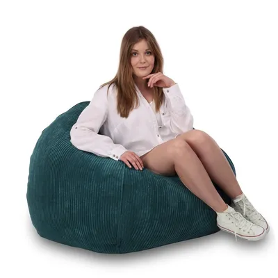 Pufa SAKWA Sztruks SZ09 - butelkowa zieleń