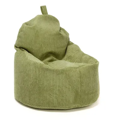 Fotel z poduszką YOKO Sztruks SZ20 - zielony