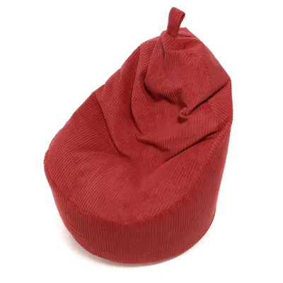 Fotel z poduszką YOKO Sztruks SZ94 - czerwony