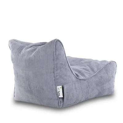 Fotel FLAVIO Sztruks SZ04 - jasny szary