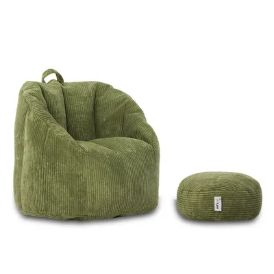 Fotel SIMONE Sztruks SZ20 - zielony