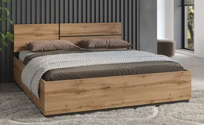 Łóżko CROSS S 32 180x200 - dąb wotan