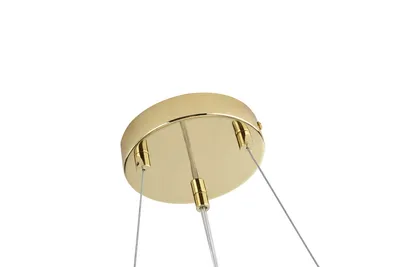 Lampa wisząca LEAF MD2858-6AS-G - złoty