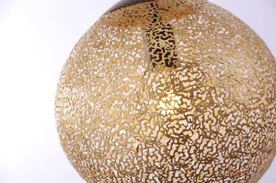 Lampa wisząca GRETA 30 cm - rdzawy/złoty