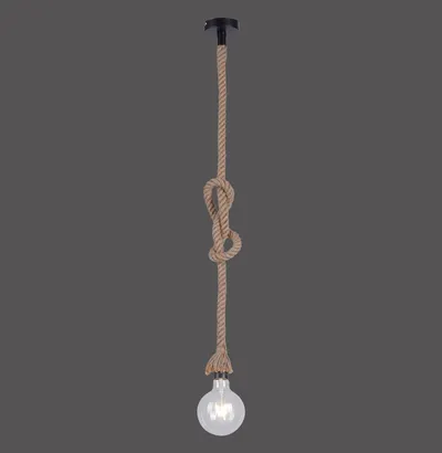 Lampa wisząca ROPE 15481-18 - naturalny