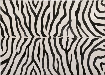 Dywan ZEBRA 200x300 - biało-czarny