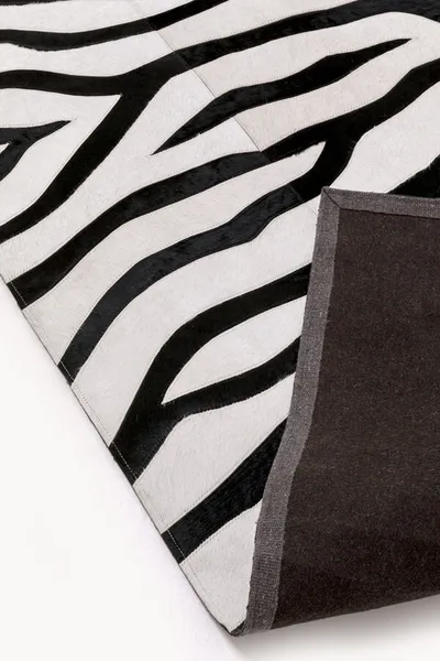 Dywan ZEBRA 200x300 - biało-czarny