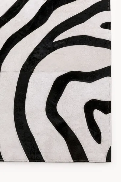 Dywan ZEBRA 200x300 - biało-czarny