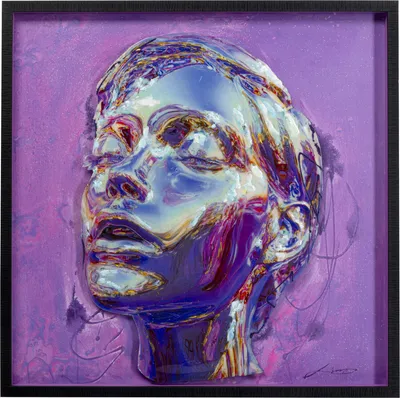 Obraz w ramie FACE 90x90