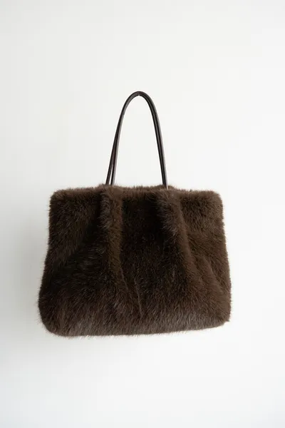 Torba typu shopper MIKA - brązowy