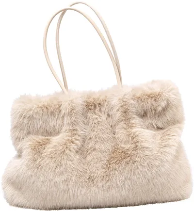 Torba typu shopper MIKA - kremowy
