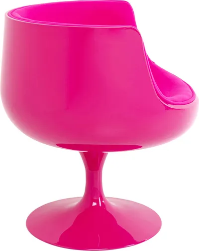Fotel obrotowy CLUB PINK - różowy