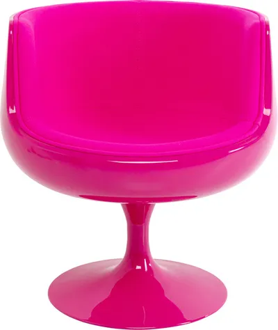 Fotel obrotowy CLUB PINK - różowy
