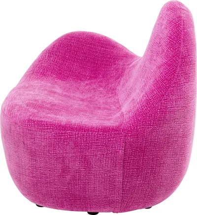 Fotel GLOW WAVE Medium - różowy