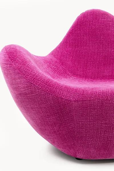 Fotel GLOW WAVE Medium - różowy