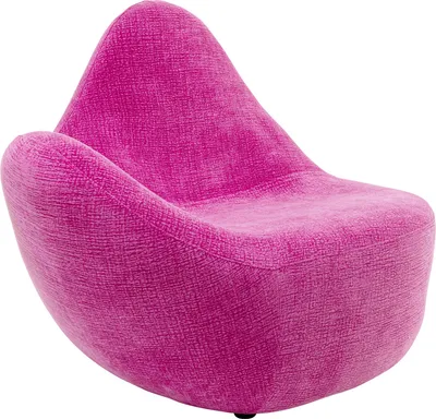 Fotel GLOW WAVE Medium - różowy