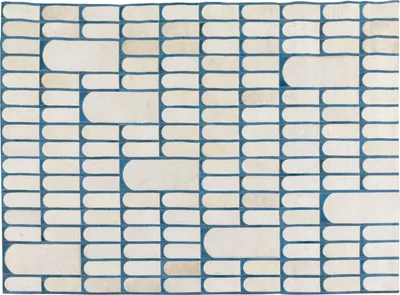 Dywan TILE 170x240 - beżowy/niebieski