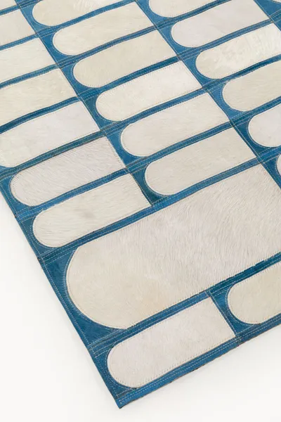 Dywan TILE 170x240 - beżowy/niebieski