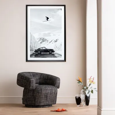 Obraz w ramie SKI STUNT 86x126