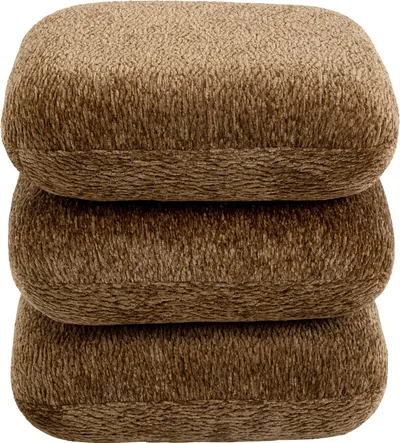 Pufa obrotowa PEPINO BROWN - brązowy