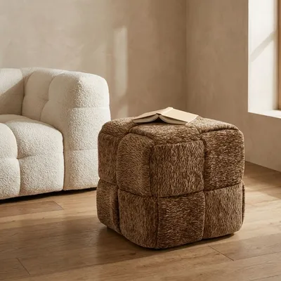 Pufa VESUV 38x38 - brązowy