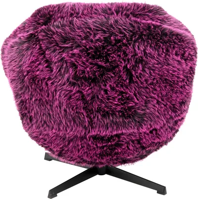 Fotel obrotowy CUTIE PURPLE - fioletowy