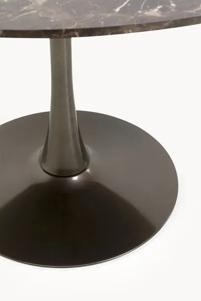 Stół okrągły HIGH SOCIETY Grey 110 cm
