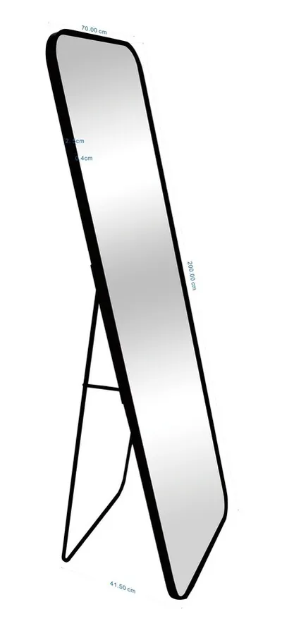 Lustro stojące STARLET 50x160 - czarny