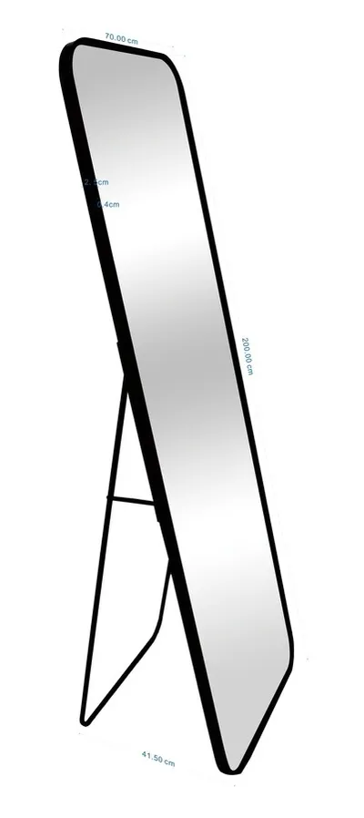 Lustro stojące STARLET 50x160 - czarny