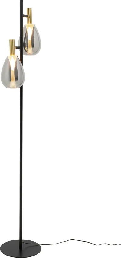 Lampa podłogowa FARI - szary/czarny