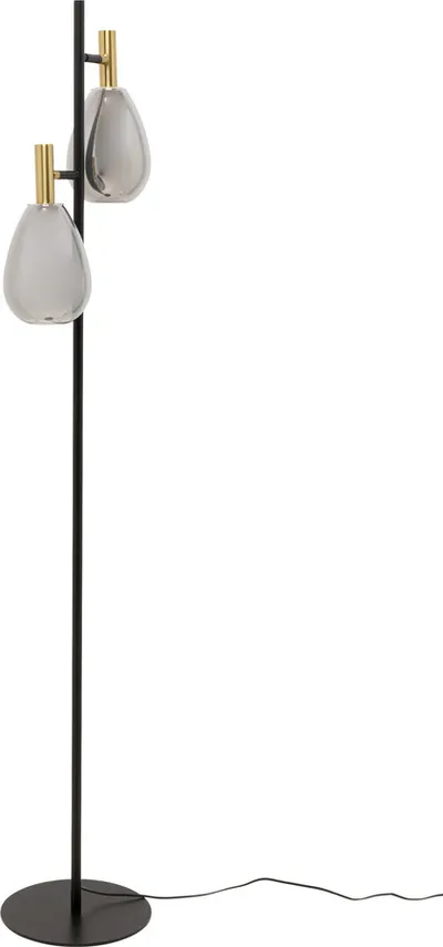 Lampa podłogowa FARI - szary/czarny